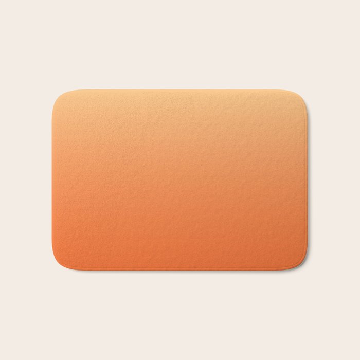 Orange Ombre Bath Mat Gallery Image 1
