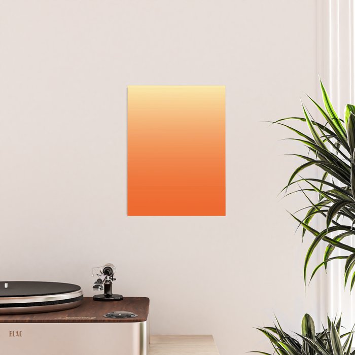 Orange Ombre Poster Gallery Image 2