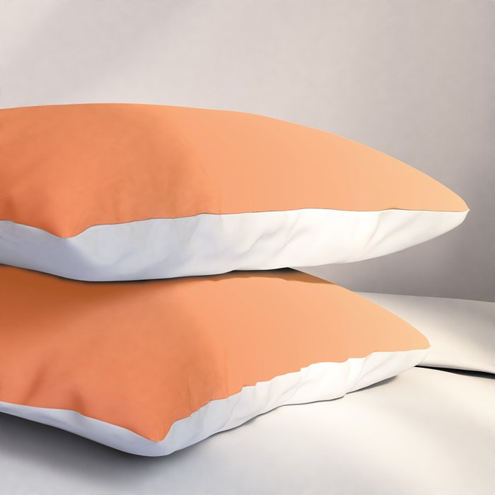 Orange Ombre Pillow Sham Gallery Image 3