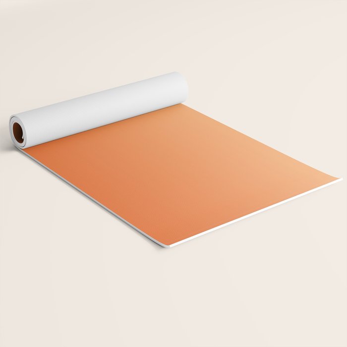 Orange Ombre Yoga Mat Gallery Image 2