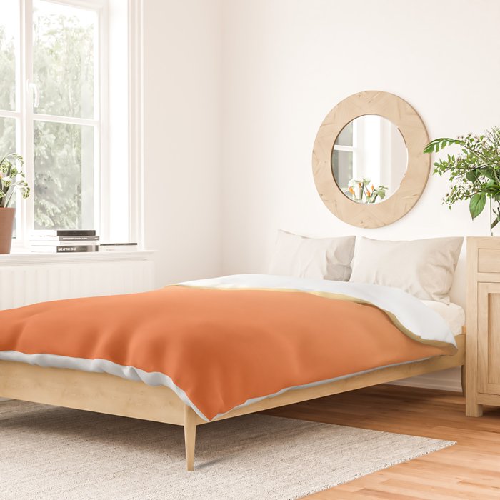 Orange Ombre Duvet Cover Gallery Image 2