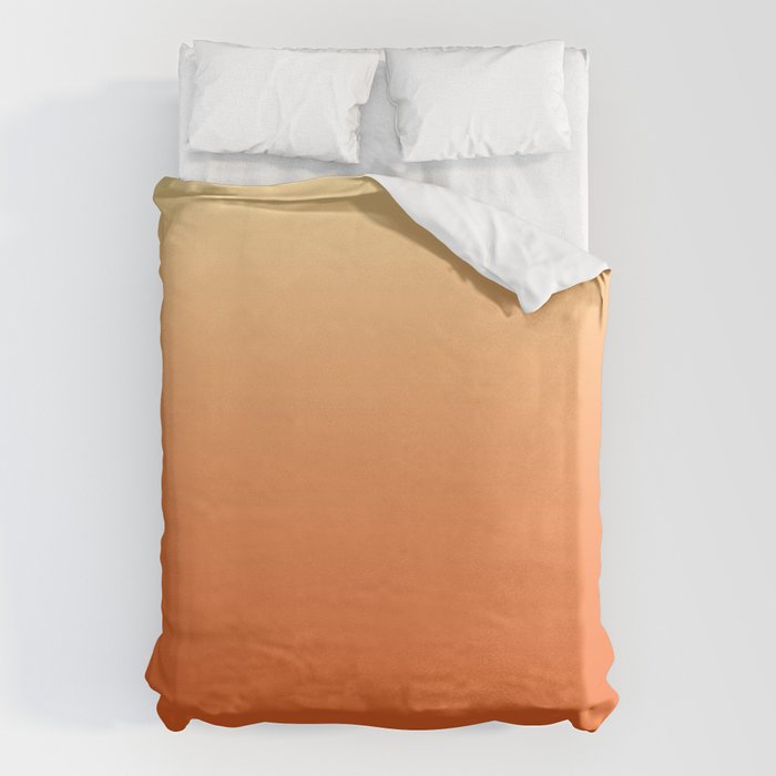 Orange Ombre Duvet Cover Gallery Image 6