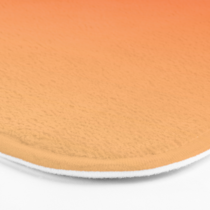 Orange Ombre Bath Mat Gallery Image 3