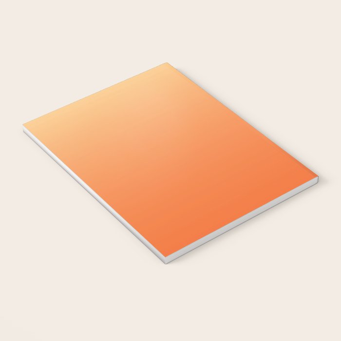 Orange Ombre Notebook Gallery Image 3