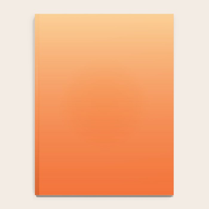 Orange Ombre Notebook Gallery Image 4