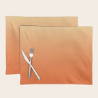 Orange Ombre Placemat Gallery Image 1