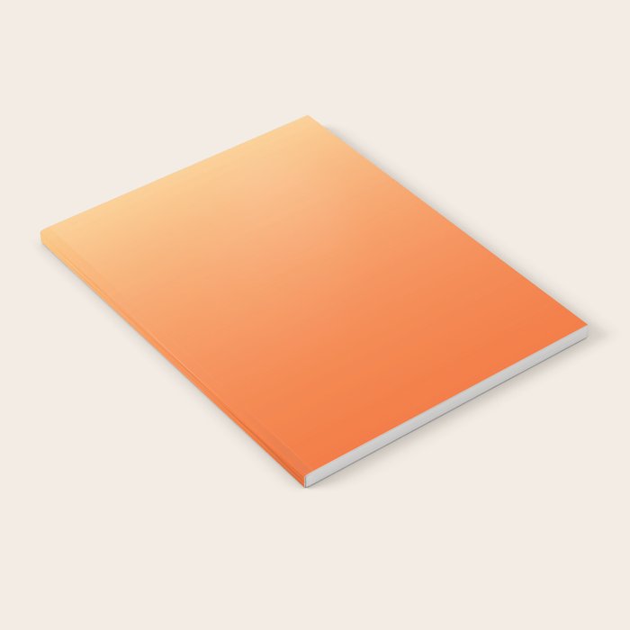 Orange Ombre Notebook Gallery Image 2