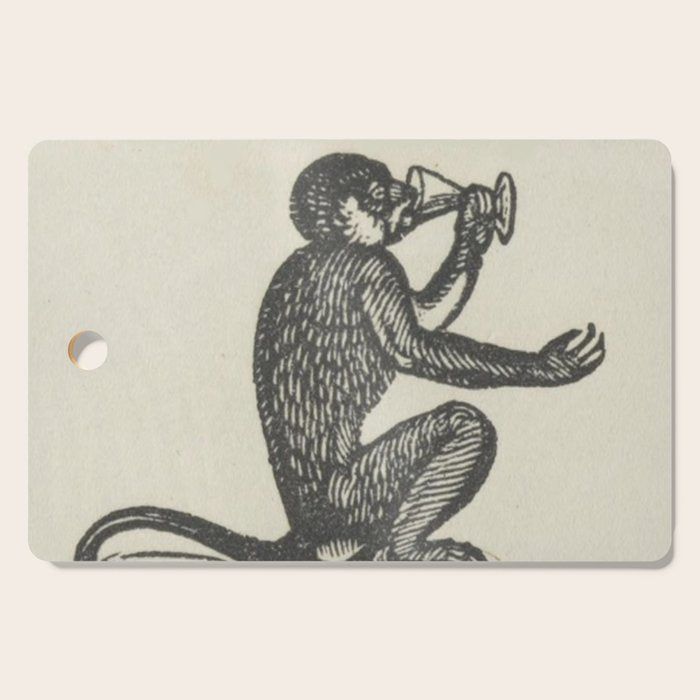 Drinking Monkey Cutting Board Gallery Image 1