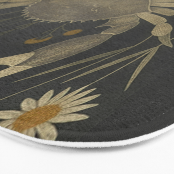 Crab with Daisies Bath Mat Gallery Image 3