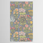 Floral Botanical Mille Fleur Pattern Tablecloth Gallery Image 2