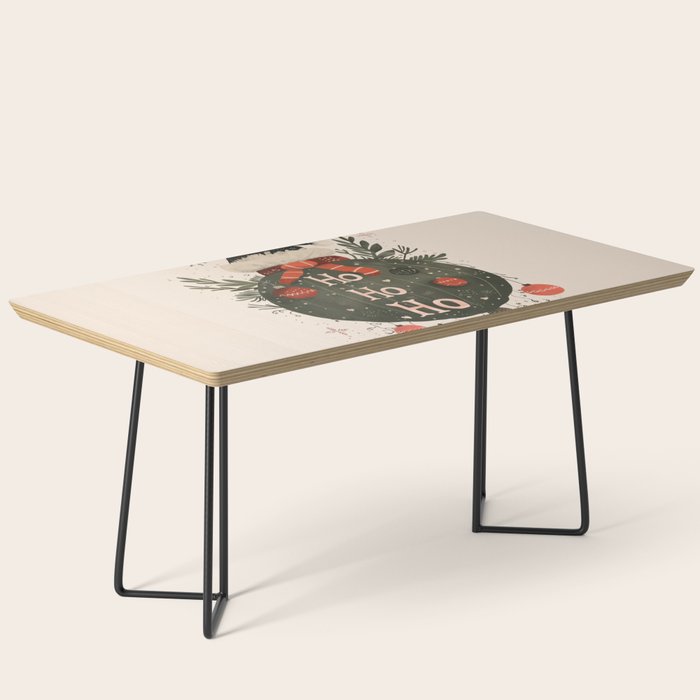 Festive Ho Ho Ho Bauble Coffee Table Gallery Image 1