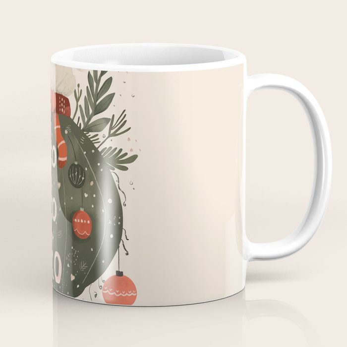 Festive Ho Ho Ho Bauble Coffee Mug Gallery Image 1