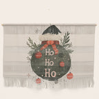 Festive Ho Ho Ho Bauble Wall Hanging Gallery Image 1