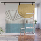Sunny ocean Wall Mural Gallery Image 1