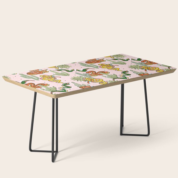 Join Or Die #illustration #wildlife #pattern Coffee Table Gallery Image 1