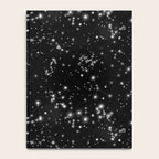 Black Galaxy Constellation Star Pattern Notebook Gallery Image 4