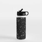 Black Galaxy Constellation Star Pattern Water Bottle Gallery Image 1