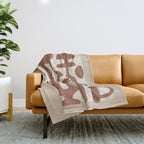Terracotta Dreams  2 Throw Blanket Gallery Image 1