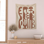 Terracotta Dreams  2 Wall Tapestry Gallery Image 2