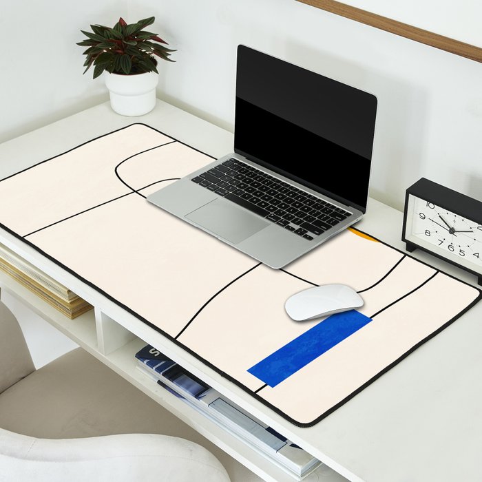 Minimal Geometric Shapes 67 Desk Mat Gallery Image 2