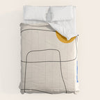 Minimal Geometric Shapes 67 Comforter Gallery Image 6