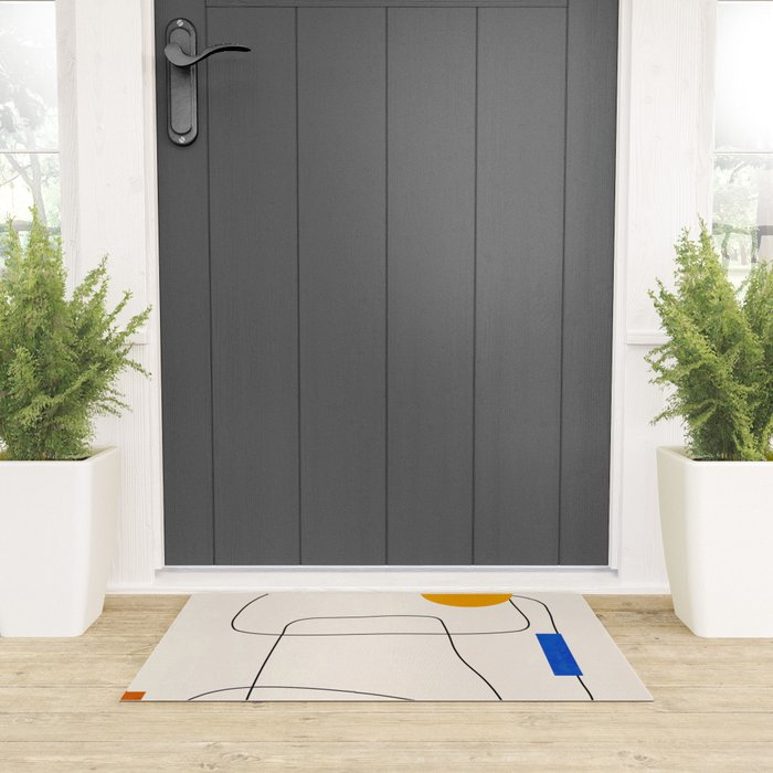 Minimal Geometric Shapes 67 Welcome Mat Gallery Image 3
