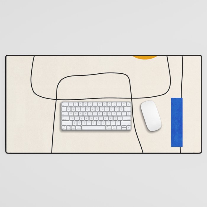 Minimal Geometric Shapes 67 Desk Mat Gallery Image 1