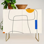 Minimal Geometric Shapes 67 Credenza Gallery Image 1