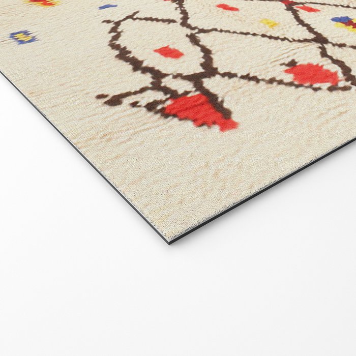 Vintage North African Berber Rug Print Welcome Mat Gallery Image 2