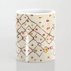 Vintage North African Berber Rug Print Coffee Mug Gallery Image 4