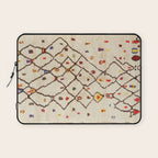 Vintage North African Berber Rug Print Laptop Sleeve Gallery Image 1