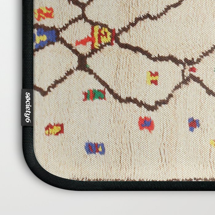 Vintage North African Berber Rug Print Laptop Sleeve Gallery Image 3