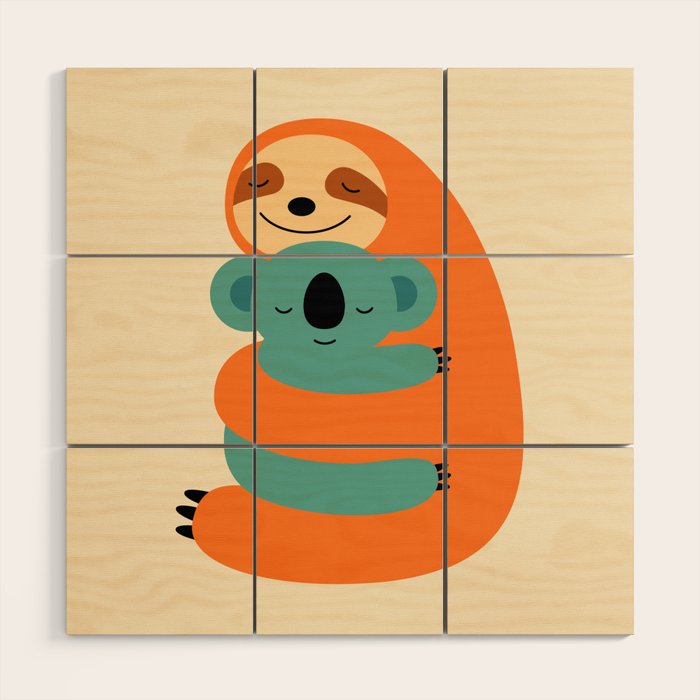 Stick Together Wood Wall Art Gallery Image 1