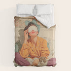 Cozy Morning Rituals Reimagined Duvet Cover Gallery Image 6