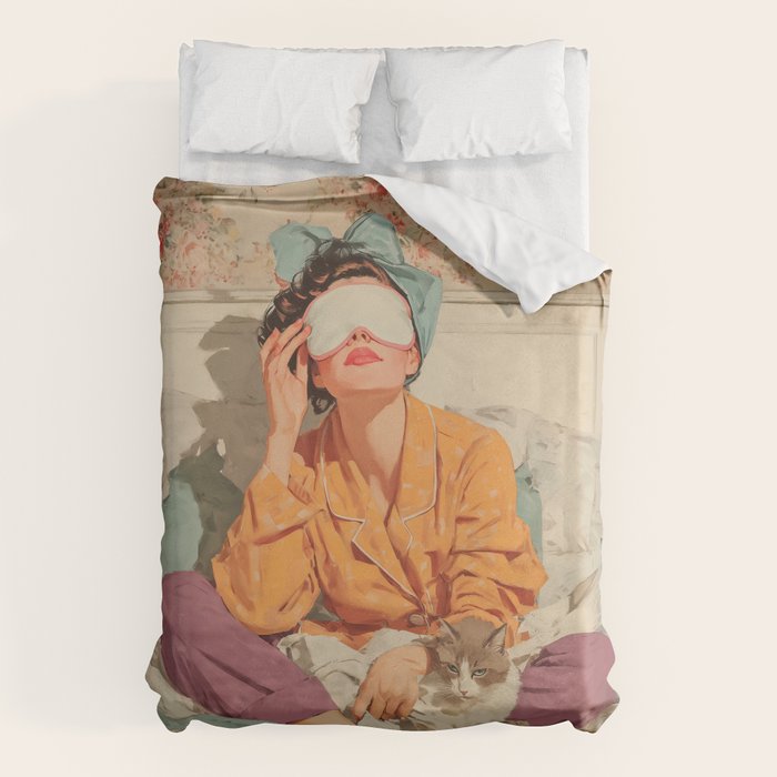 Cozy Morning Rituals Reimagined Duvet Cover Gallery Image 6