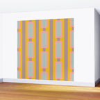 Yellow Geo Fun Wall Mural Gallery Image 2