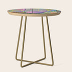 Vaporwave glitch 1 - 80s / 90s Retro Side Table Gallery Image 1
