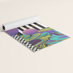 Vaporwave glitch 1 - 80s / 90s Retro Yoga Mat Gallery Image 2