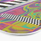 Vaporwave glitch 1 - 80s / 90s Retro Bath Mat Gallery Image 3