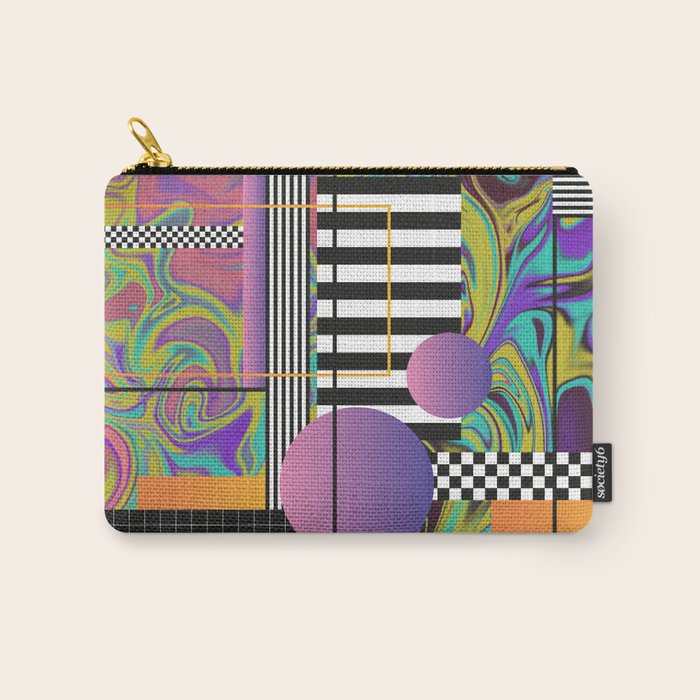 Vaporwave glitch 1 - 80s / 90s Retro Carry All Pouch Gallery Image 1