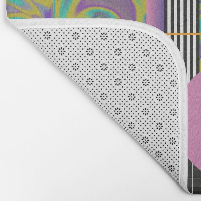 Vaporwave glitch 1 - 80s / 90s Retro Bath Mat Gallery Image 2