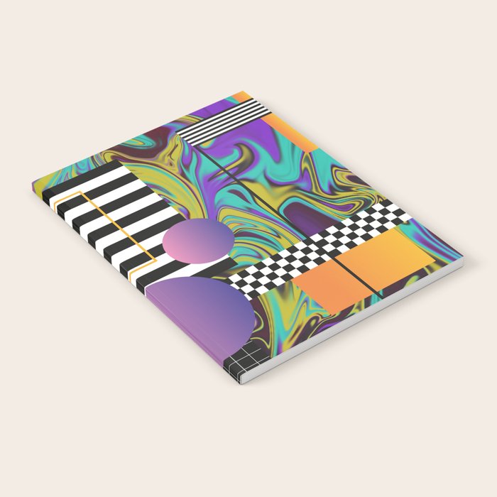 Vaporwave glitch 1 - 80s / 90s Retro Notebook Gallery Image 1