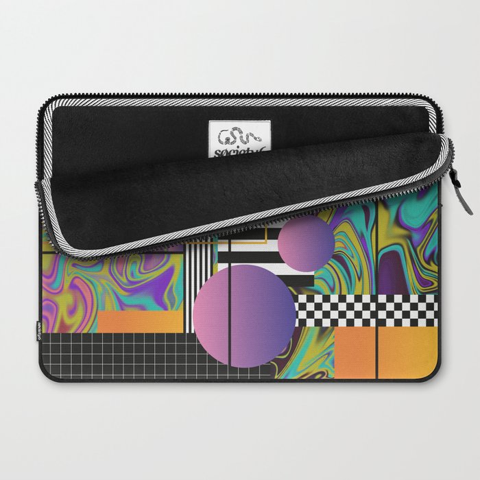 Vaporwave glitch 1 - 80s / 90s Retro Laptop Sleeve Gallery Image 2