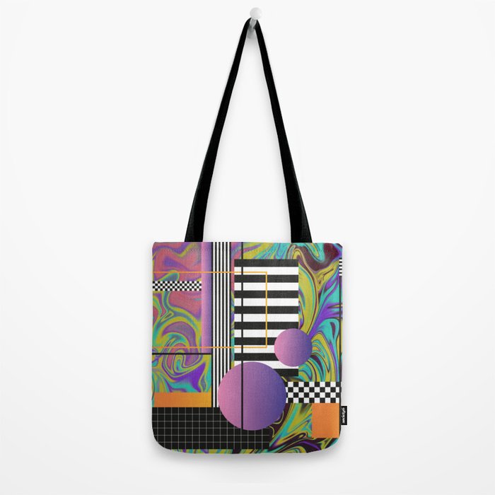 Vaporwave glitch 1 - 80s / 90s Retro Tote Bag Gallery Image 2