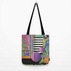 Vaporwave glitch 1 - 80s / 90s Retro Tote Bag Gallery Image 2