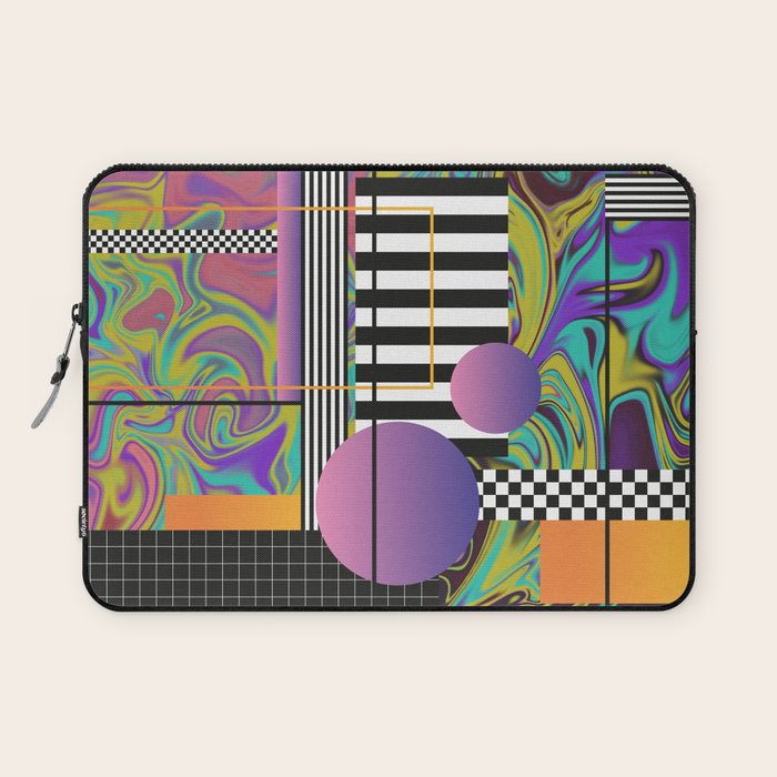Vaporwave glitch 1 - 80s / 90s Retro Laptop Sleeve Gallery Image 1