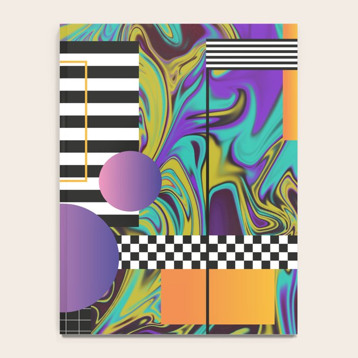 Vaporwave glitch 1 - 80s / 90s Retro Notebook Gallery Image 4