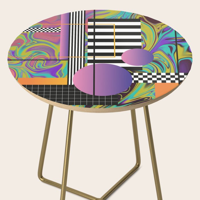 Vaporwave glitch 1 - 80s / 90s Retro Side Table Gallery Image 2