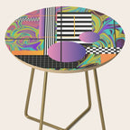 Vaporwave glitch 1 - 80s / 90s Retro Side Table Gallery Image 2