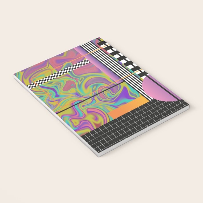 Vaporwave glitch 1 - 80s / 90s Retro Notebook Gallery Image 3